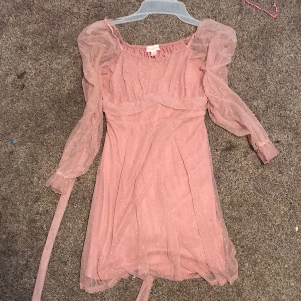 Rose gold dress